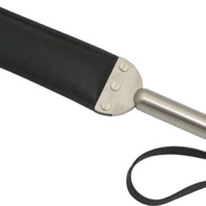 MisterB Lederpaddle mit Edelstahlgriff L