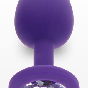 Analplug Juwel Violett 6 x 2,8 cm