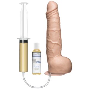 Realistischer Dildo Spritzer vanille 26 x 5 cm