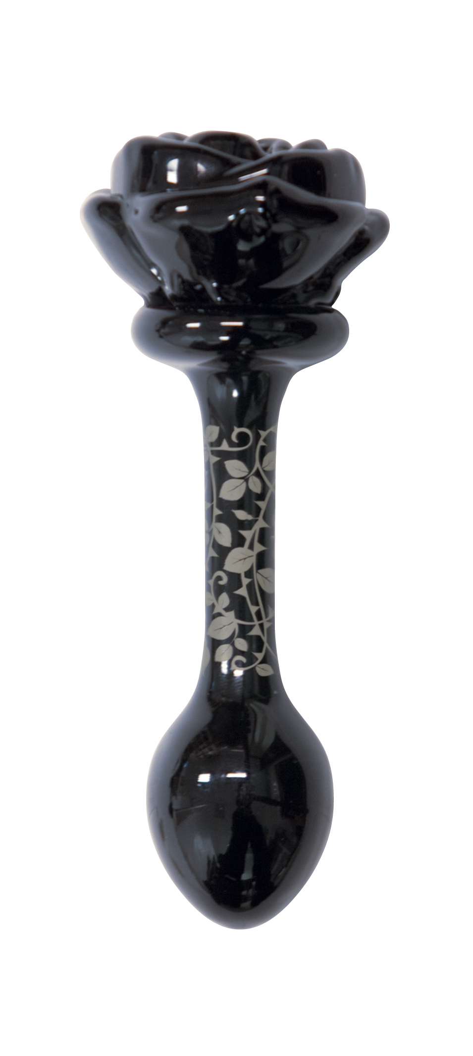 DARK SERIES Glas Plug Rose small 1 DARK SERIES Glas Plug Rose small