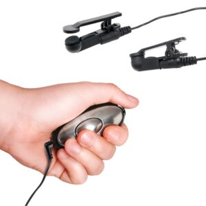 Shock Therapy Nipple Clamps vibrierende Nippelklemmen Schwarz