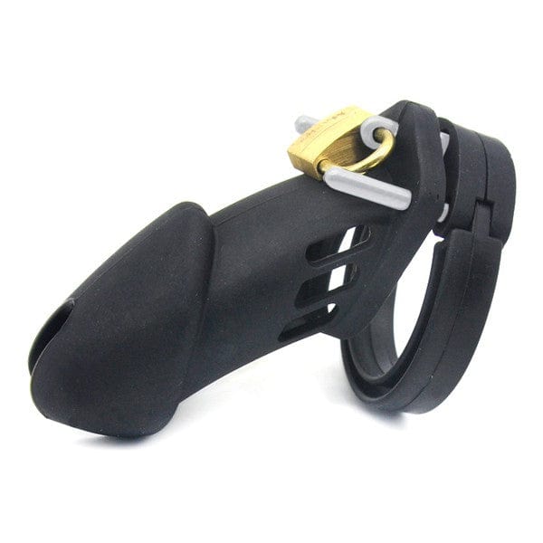 Peniskäfig Steppy 9 x 3 cm Schwarz 1 Peniskäfig Steppy 9 x 3 cm Schwarz