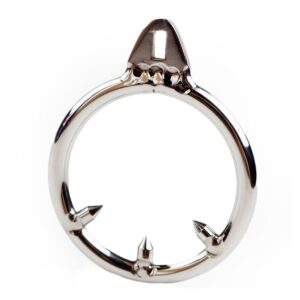Metall Penisring mit Spikes 33 mm