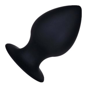 Analplug aus Silikon Schwarz M 10 CM
