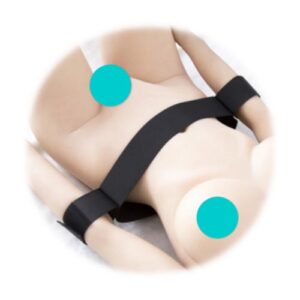 Strammer Fesselgurt mit Armschlaufen