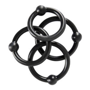 Penisring mit Kugel im 4er Set