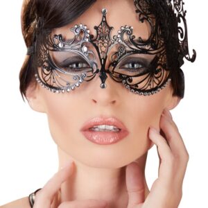 Metall Augenmaske mit Glitzer