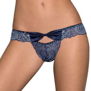 Obsessive Panties aus Spitze Blau
