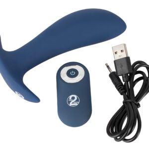 Vibrating Butt Plug You2Toys Blau