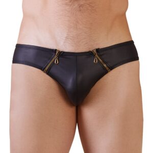 Herren-Slip im Mattlook NEK Schwarz
