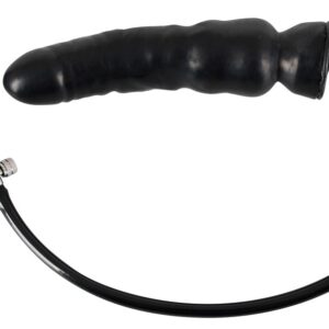 Inflatable Latex-Dildo Aufpumpbar Schwarz