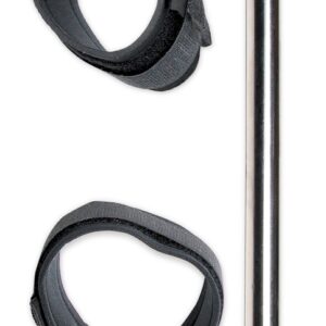 Spreader Bar Spreizstange mit Fußfesseln Silber