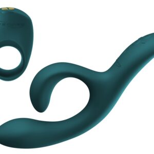 "Date Night" Toy-Set mit Rabbitvibrator Nova 2 und Vibro-Penisring We-Vibe Grün