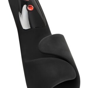 F-Spot Massager Masturbator mit Klopf-Funktion Rebel Schwarz