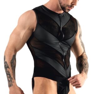 Kurzoverall aus Powernet und Mattlook Svenjoyment Schwarz