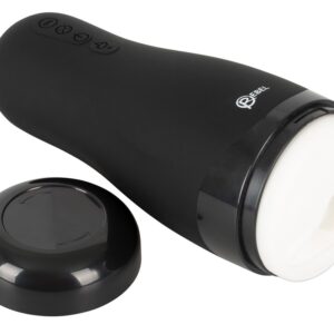 Masturbator mit Wärmefunktion bis 42°C, 5 Vibrationsmodi und 3 Saugmodi Rebel Sc...