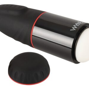 WYNE Masturbator 02 mit Stöhnfunktion, 10 Vibrations- und 3 Saugmodi Schwarz