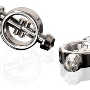 Magnetic Nipple Clamps magnetische Nippelklemmen mit Schmucksteinen Metal Wörx S...