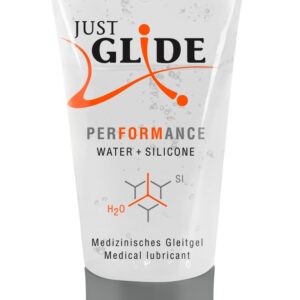 Just Glide Premium Performance auf Wasserbasis mit Silikonanteilen 50 ml
