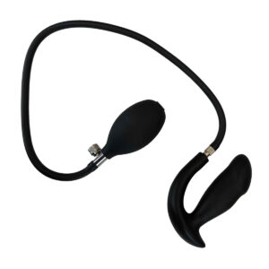 Analplug 'Ballon' Extrem aufpumpbar mit abnehmbaren Schlauch und Kern Schwarz 11...