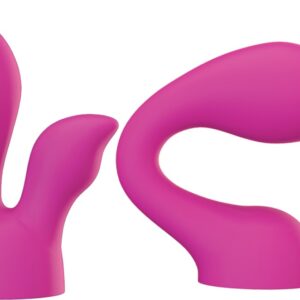 Palmsensual 2 Aufsätze für den für den Palmpower Massager Pink