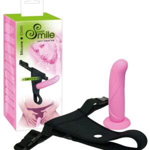 Sweet Smile Strap-On Silikon Pink