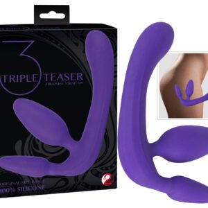 Teaser Dreierlein Strap-On Dildo 20 x 4 cm