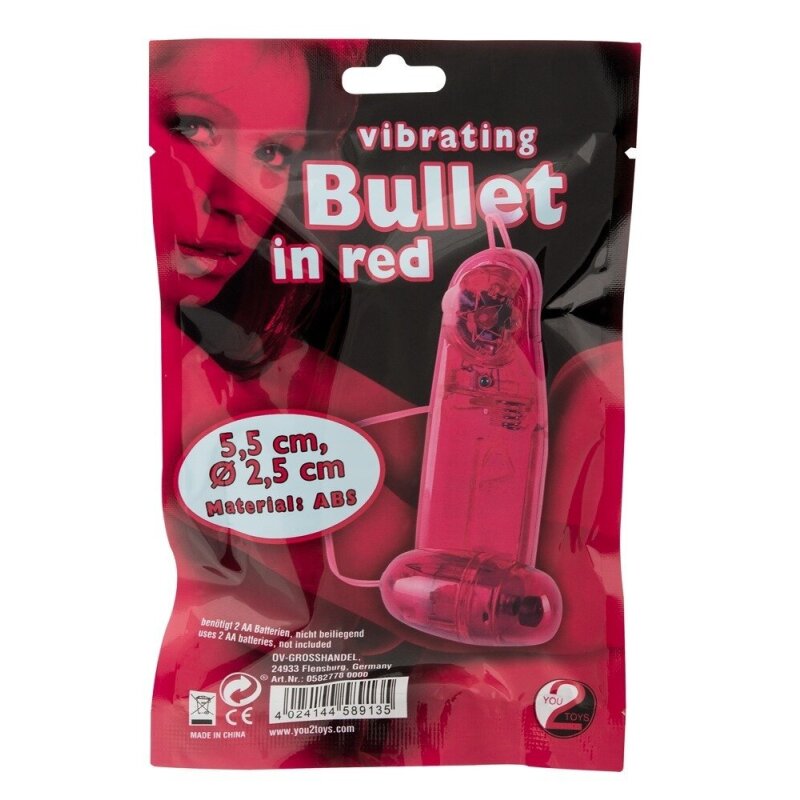 Vibrating Bullet red 1 Vibrating Bullet red