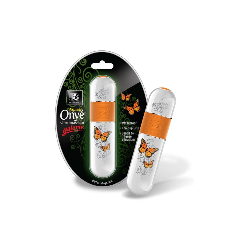 Vibrator BIG TEAZE TOYS B3 Butterfly Orange 1 Vibrator BIG TEAZE TOYS B3 Butterfly Orange