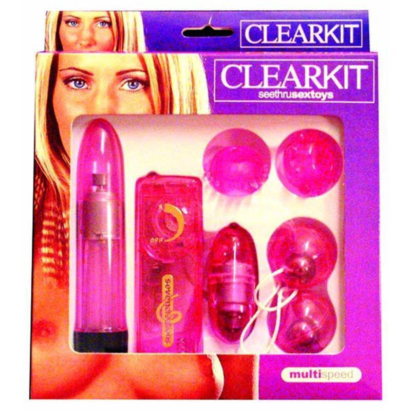 Clearkit Seethru pink-transp. (5tlg.) 1 Clearkit Seethru pink-transp. (5tlg.)