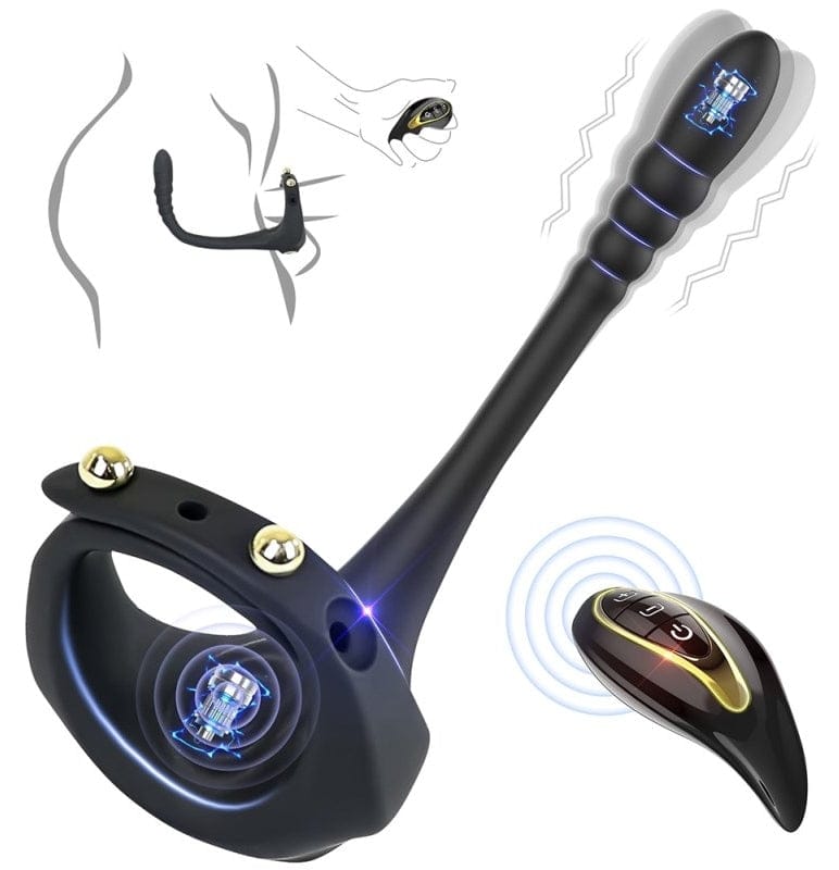 Penisring mit Analfinger 3,8 cm 1 Penisring mit Analfinger 3,8 cm